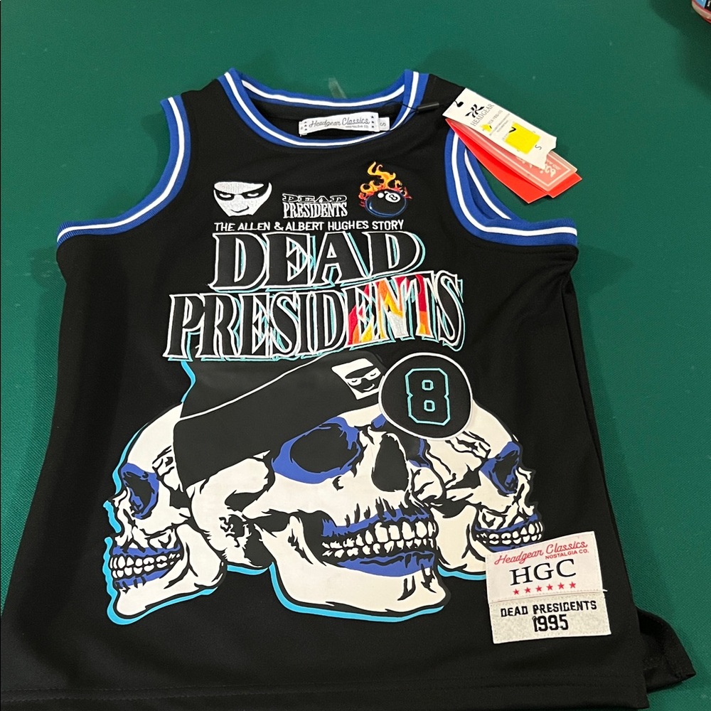 Dead Presidents Black Graphic Jersey for Kids
